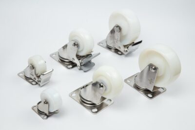 Rodachinas en acero inoxidable