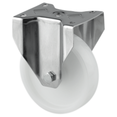 RODACHINA INOX FIJA TENTE 4-5-6-8 Pulgadas