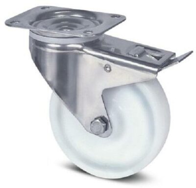 RODACHINA GIRATORIA INOX FRENO TENTE
